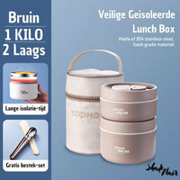 Draagbare Geïsoleerde Maaltijdcontainerset - LunchMate