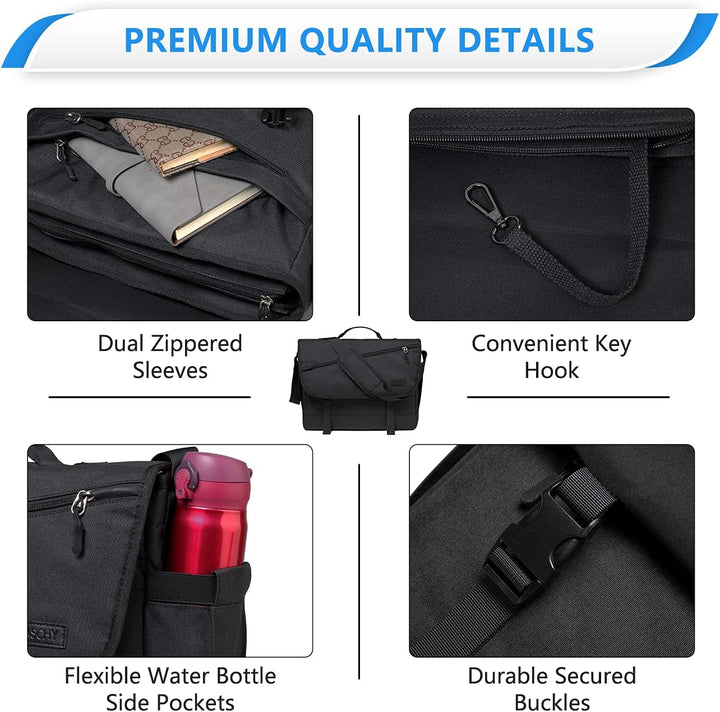 Waterdichte Laptoptas met Verstelbare Schouderband – WorkMate Serie