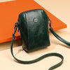 Mini Leren Crossbody Tas met Bloemdetail - Liora