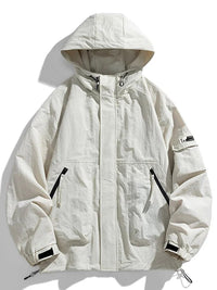 Męska kurtka przeciwwiatrowa z kapturem – Jasper