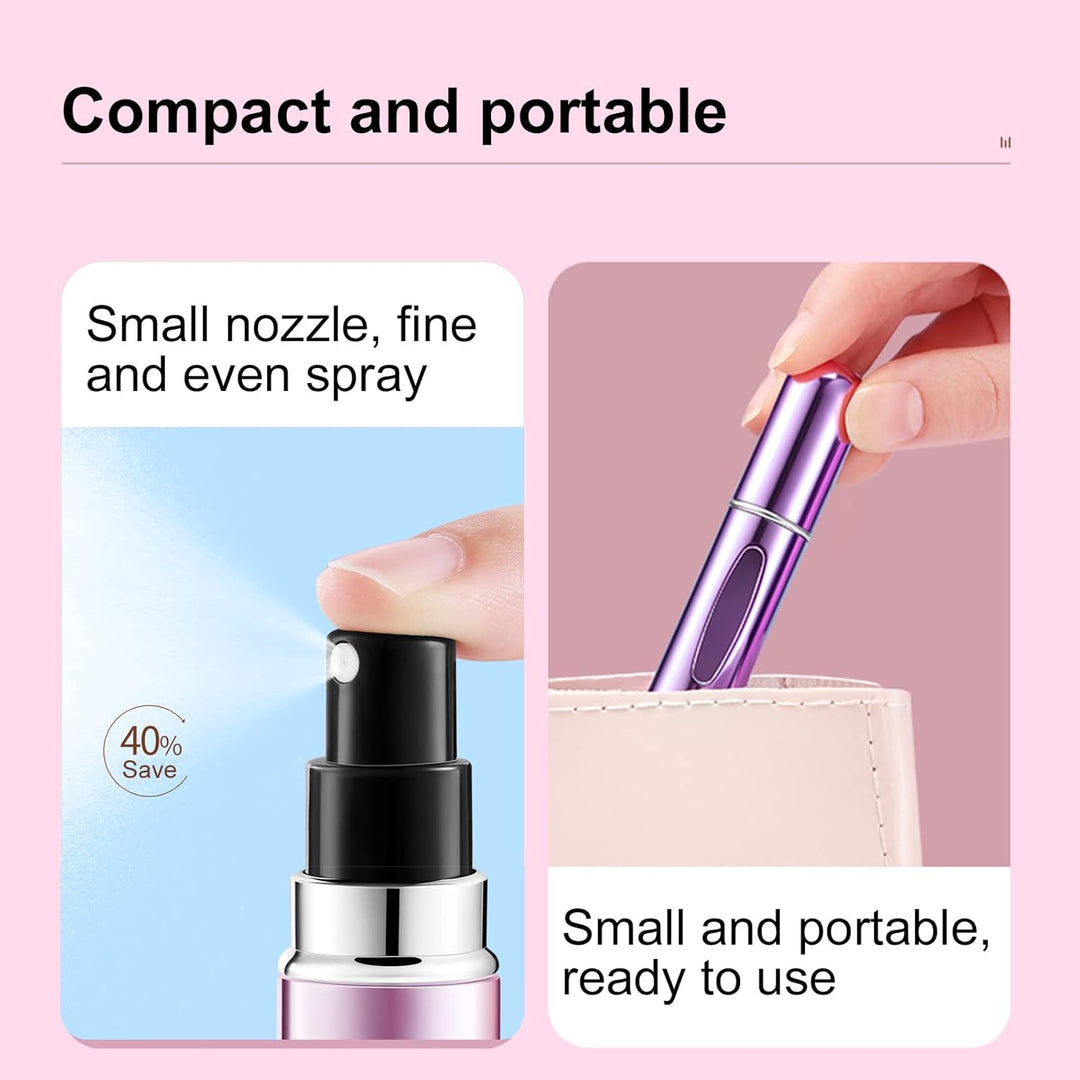 Mini Navulbare Parfum Atomiser Flesjes (5ml, 4 Pack)