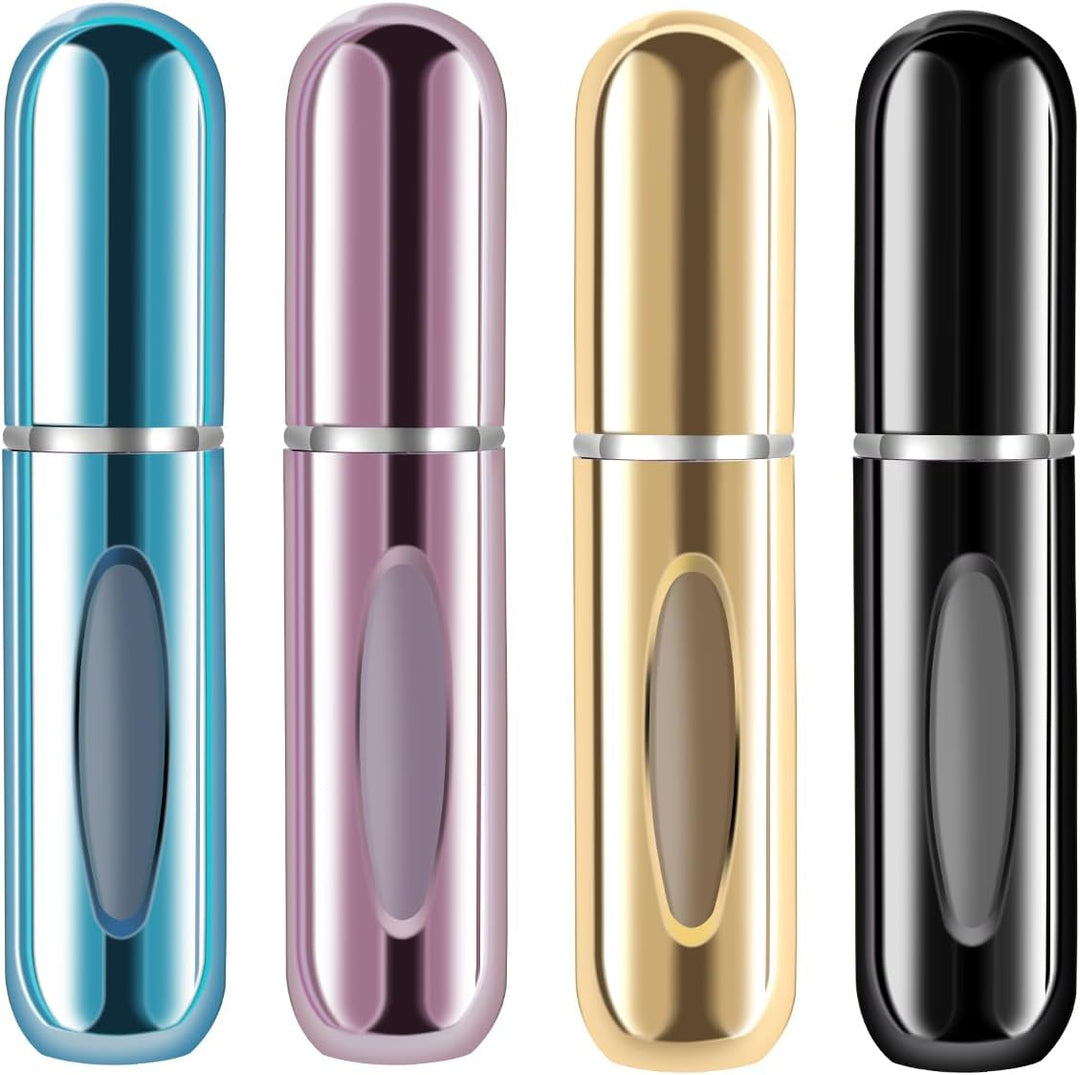 Mini Navulbare Parfum Atomiser Flesjes (5ml, 4 Pack)