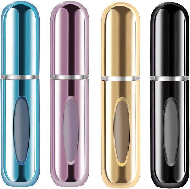 Mini Navulbare Parfum Atomiser Flesjes (5ml, 4 Pack)