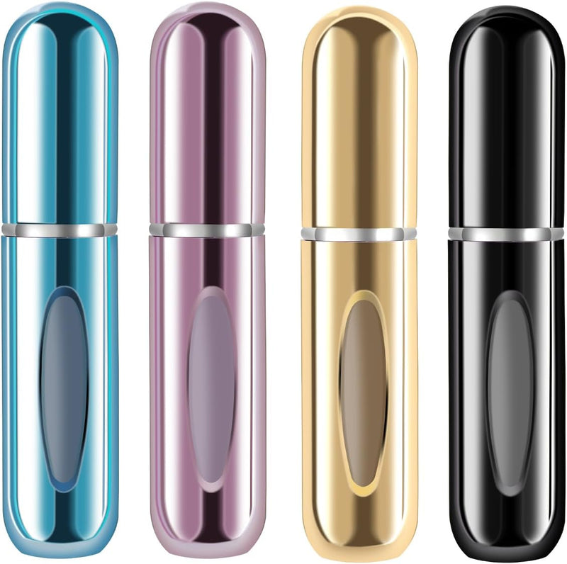 Mini Navulbare Parfum Atomiser Flesjes (5ml, 4 Pack)