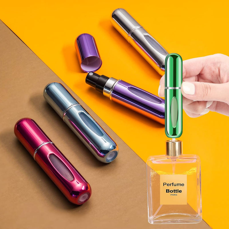 Mini Navulbare Parfum Atomiser Flesjes (5ml, 4 Pack)