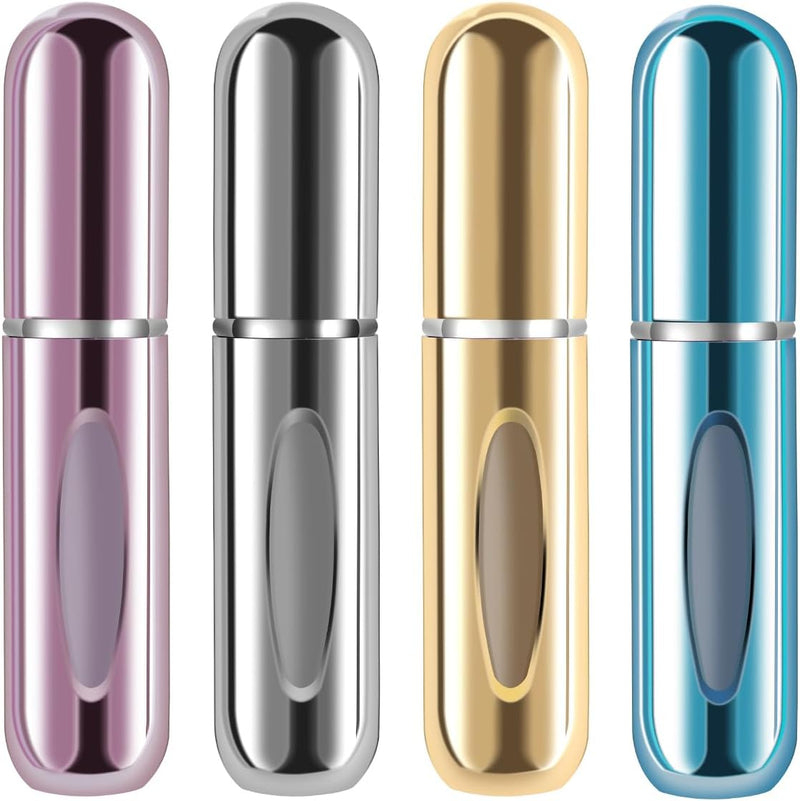 Mini Navulbare Parfum Atomiser Flesjes (5ml, 4 Pack)