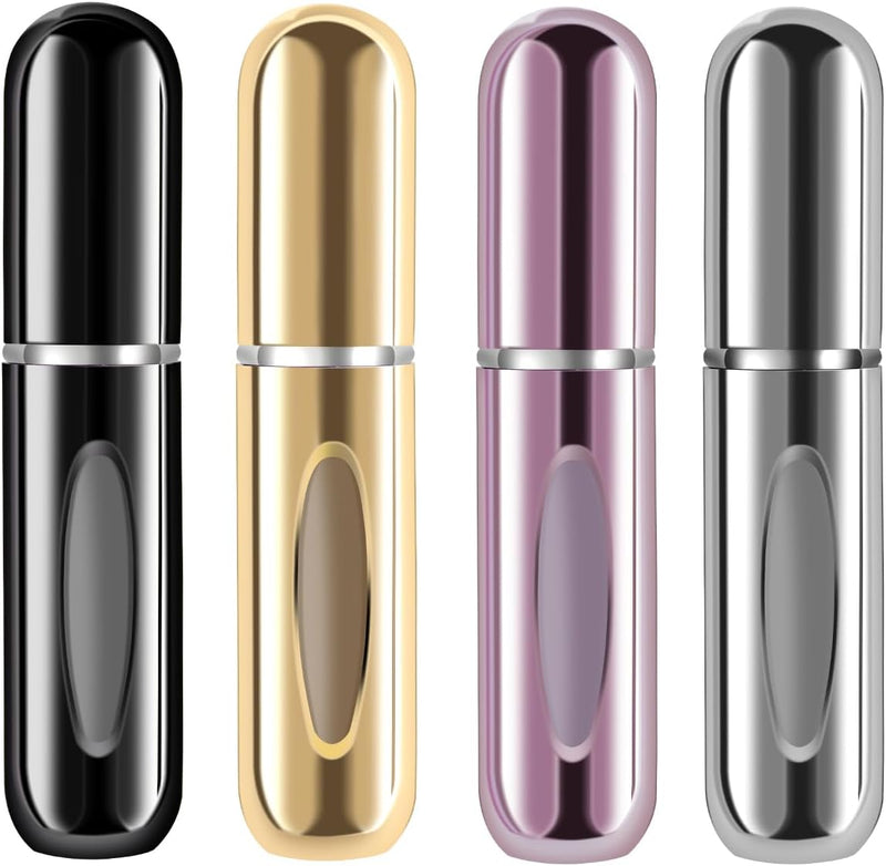 Mini Navulbare Parfum Atomiser Flesjes (5ml, 4 Pack)