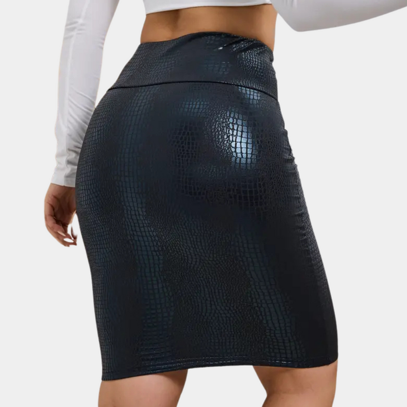Klassieke Rok met Krokodillenmotief – Odette