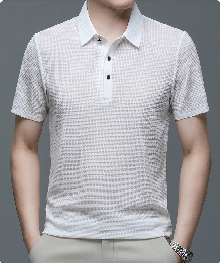 Herenpolo van Ademend Mesh – Matteo