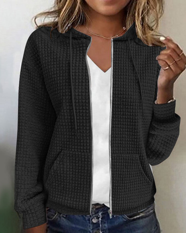 Casual Damesvest met Capuchon – Elvira