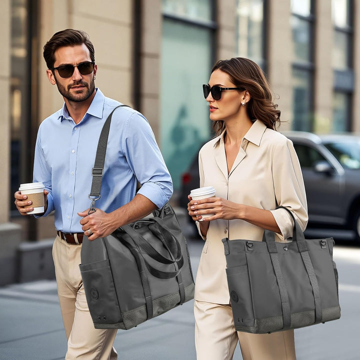 Multi-vak laptop schoudertas met verstelbare schouderband - MetroCarry