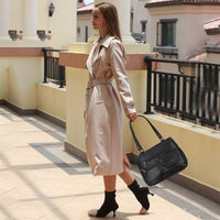 Multi-vakken Dames Schouder- en Crossbody Handtas – FlexiCarry