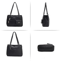 Multi-vakken Dames Schouder- en Crossbody Handtas – FlexiCarry