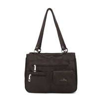 Multi-vakken Dames Schouder- en Crossbody Handtas – FlexiCarry