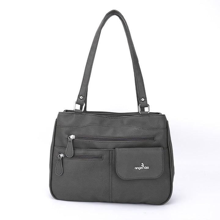 Multi-vakken Dames Schouder- en Crossbody Handtas – FlexiCarry