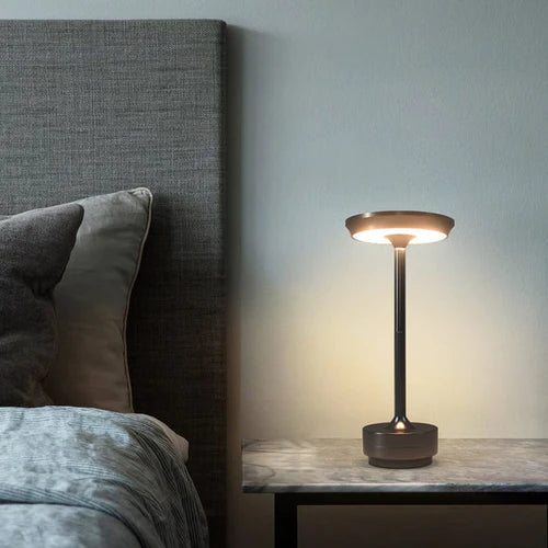Luxe Draadloze LED Tafellamp - Luna Glow