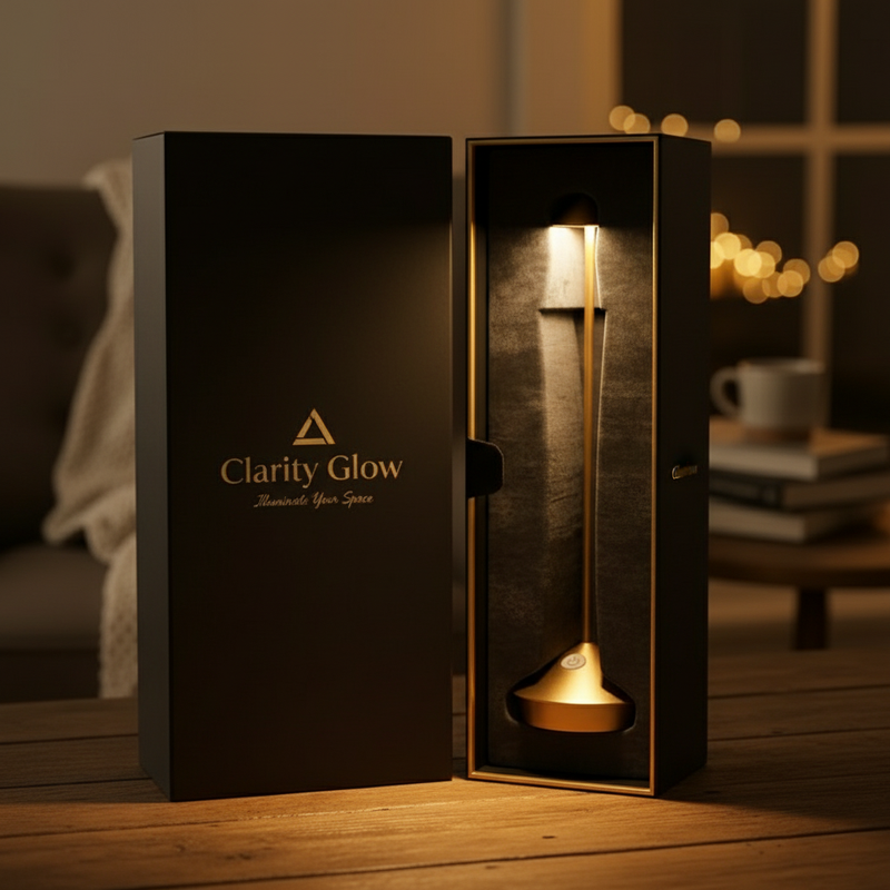 ClarityGlow – Draadloze LED Tafel Lamp