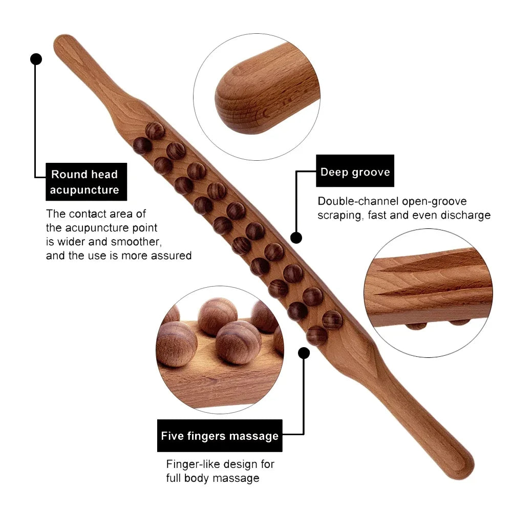 Gua Sha Therapie Stok - TheraWood