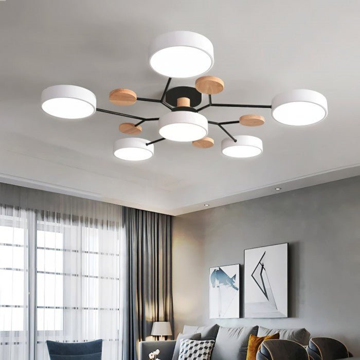 Vertakte LED Plafondlamp - NordicGlow
