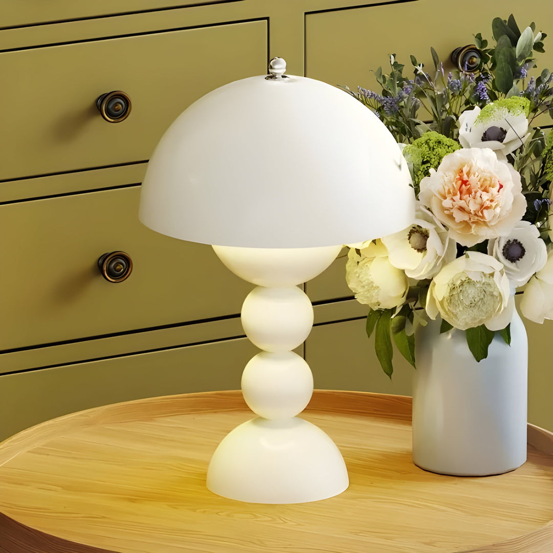 Skandynawski design lampka stołowa - FloraGlow
