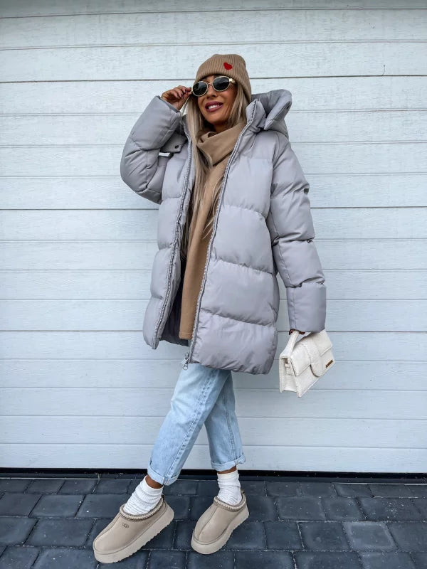 Comfortabele Dames Winterjas - Aurora Luxe