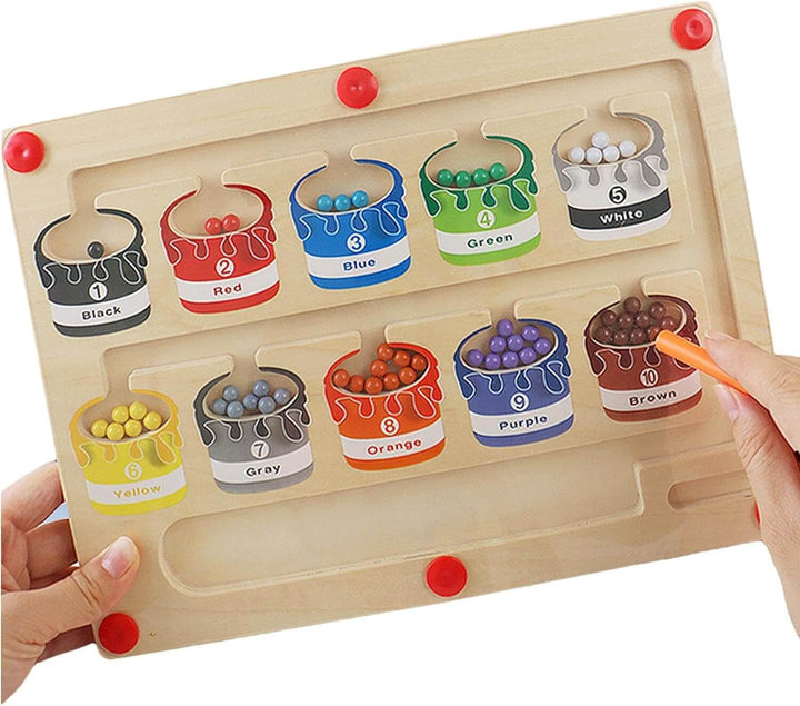Magnetisch Tel- en Kleurlabyrint – ColorMaze