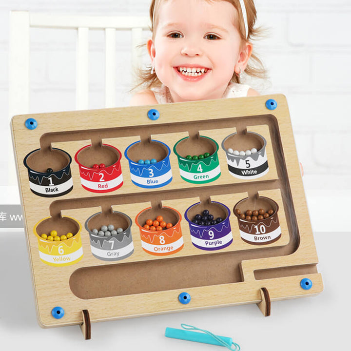 Magnetisch Tel- en Kleurlabyrint – ColorMaze