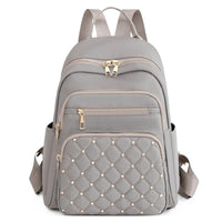 Lichtgewicht Waterdichte Nylon Rugzak voor Dames – Reizen & School