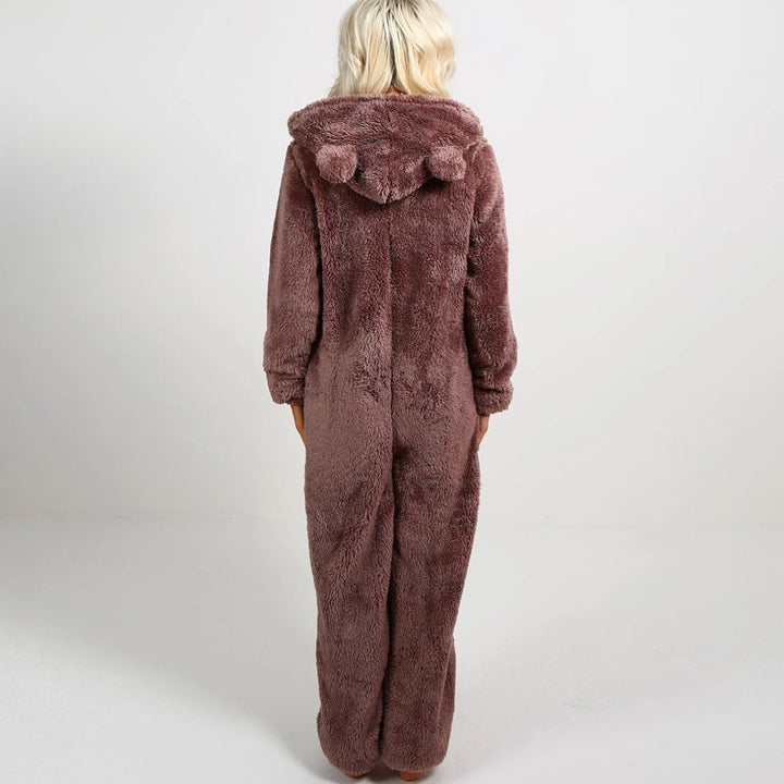 Superzachte Fleece Onesie met Berenoortjes - BearHug