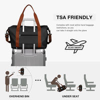 Uitbreidbare 35L–45L Waterdichte Reis Duffel Bag met Wet Pocket & Trolley Sleeve