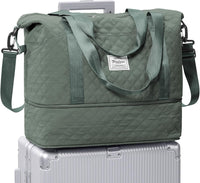 Uitbreidbare 35L–45L Waterdichte Reis Duffel Bag met Wet Pocket & Trolley Sleeve