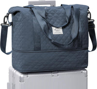 Uitbreidbare 35L–45L Waterdichte Reis Duffel Bag met Wet Pocket & Trolley Sleeve