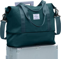 Uitbreidbare 35L–45L Waterdichte Reis Duffel Bag met Wet Pocket & Trolley Sleeve