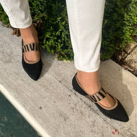 Stijlvolle dames zomerschoenen met spitse neus - Lina