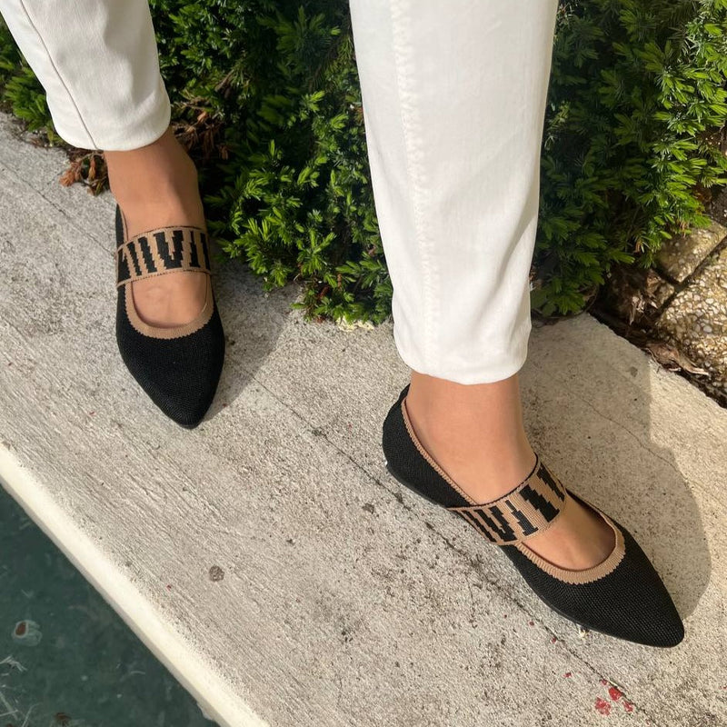 Stijlvolle dames zomerschoenen met spitse neus - Lina