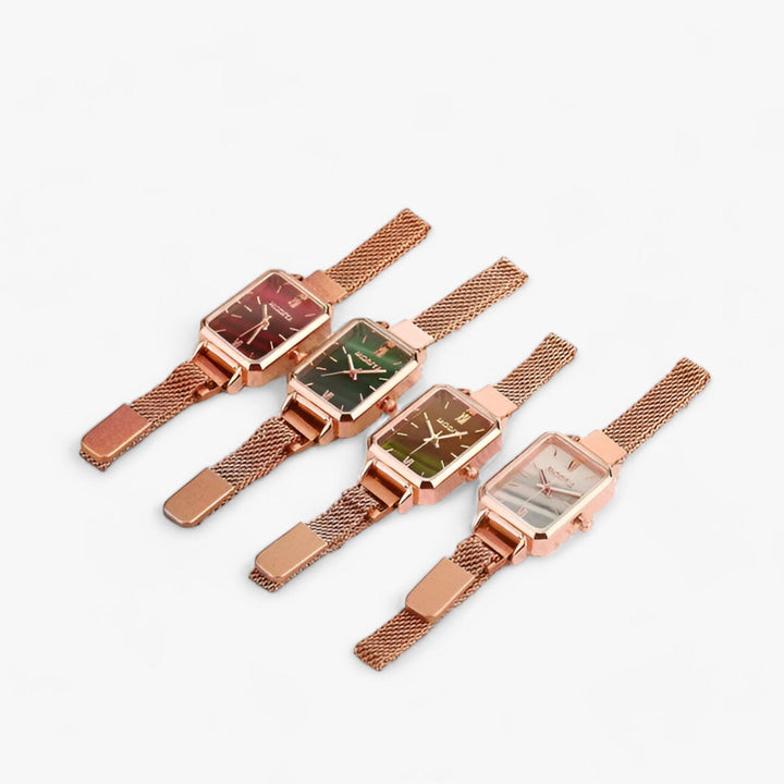 Modieus Vierkant Horloge met Magnetische Band - Selena