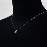 Moissanite Hart Hanger Ketting - Amouria