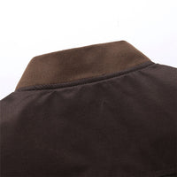 Lichte heren bomber overgangsjas in vintage-look – Adrian