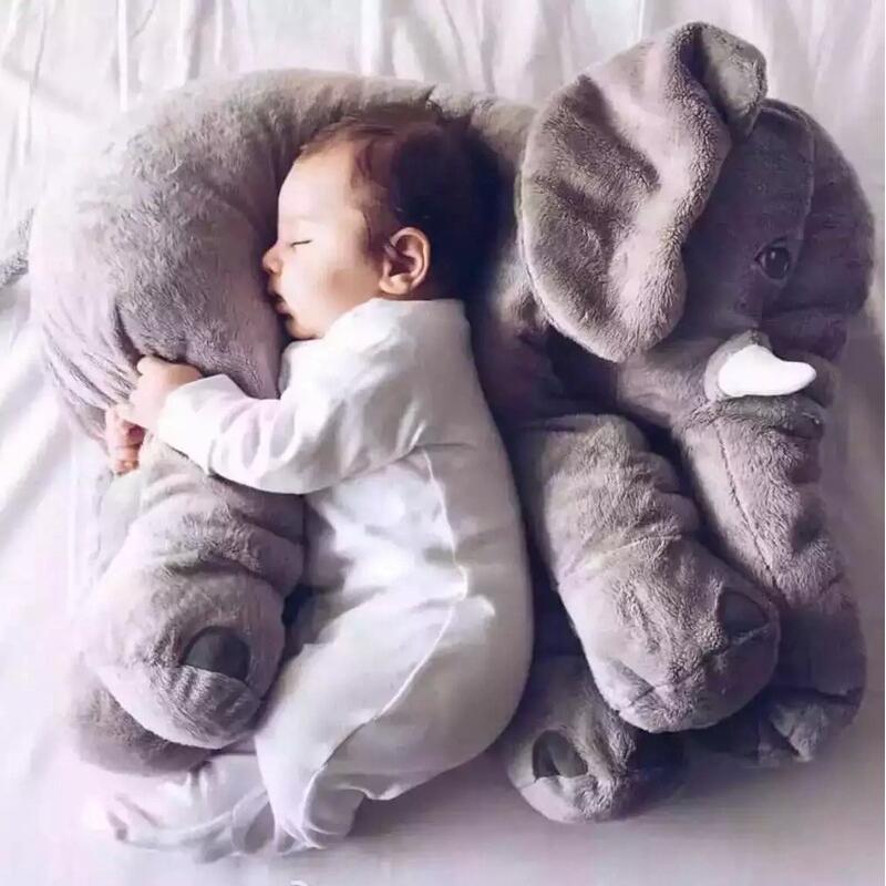 Pluche Olifant Knuffelkussen - Cuddlephant