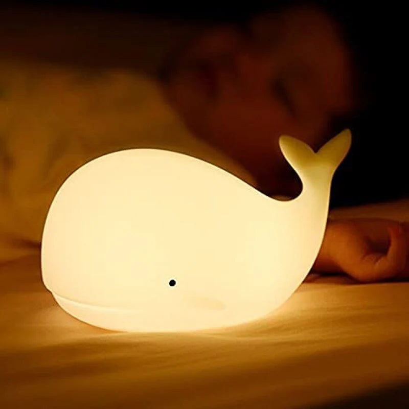 Schattig Walvis Nachtlampje met Kleurverandering - GlowWhale