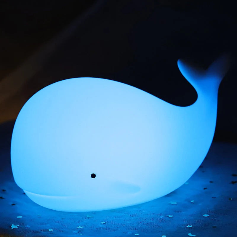 Schattig Walvis Nachtlampje met Kleurverandering - GlowWhale