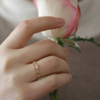 Luxe Vlinder-Ring met Sprankelende Zirkonia - Aurielle
