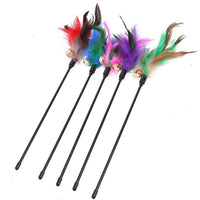 Kattenspeeltjes Met Veren (5 Stuks) - FeatherChase
