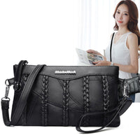 PU Leren Dames Crossbody Clutch met Ruime Interieur