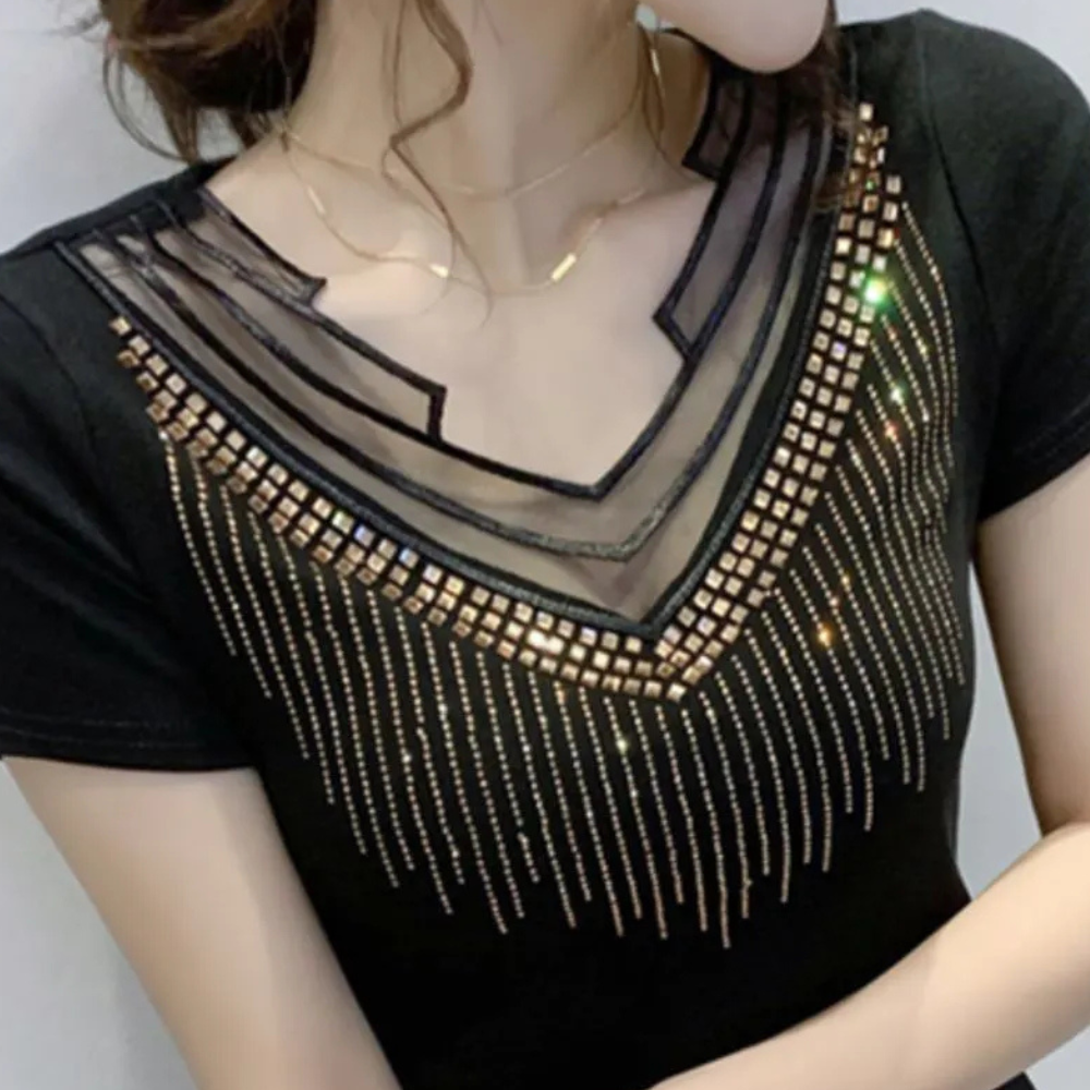 Trendy Paillettenblouse voor Dames - Lena