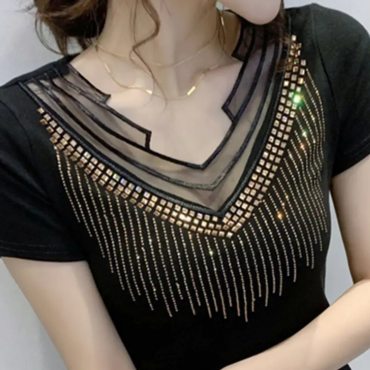 Trendy Paillettenblouse voor Dames - Lena