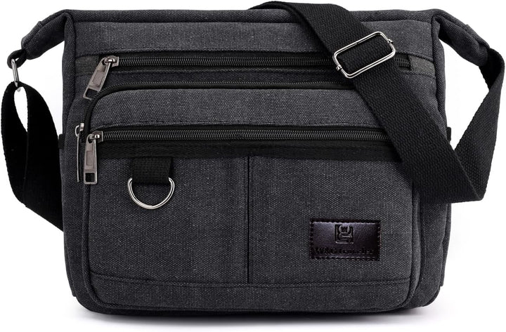 RFID Blokkerende Canvas Schoudertas – Ardin