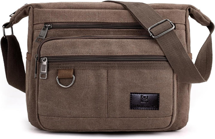 RFID Blokkerende Canvas Schoudertas – Ardin