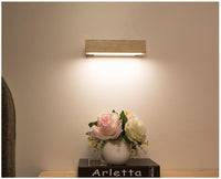 Houten LED-Wandlamp met Draaifunctie - Twilight Pivot