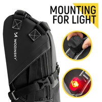 Wodoodporna torba na siodełko rowerowe o dużej pojemności - AquaTrail